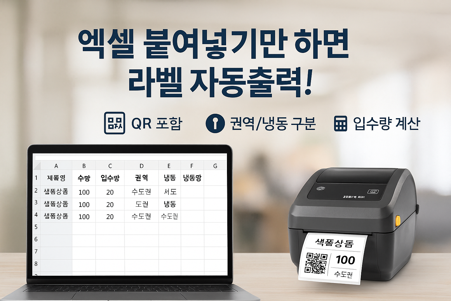 실속형 라벨(입수량 계산) 시스템 개발기